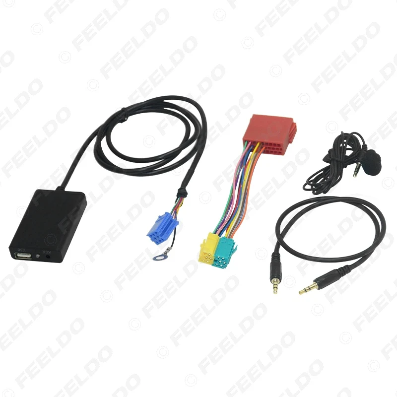 

FEELDO Car Digital CD Changer USB/AUX/MIC/Bluetooth Media Player For VW/Audi/Skoda/Seat(1990's~2000's)