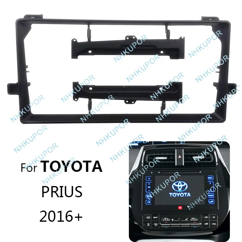 

9-дюймовый автомобильный радиоприемник для TOYOTA PRIUS 2016 + видео-аудиоплеер, рама приборной панели, комплект крепления на приборной панели