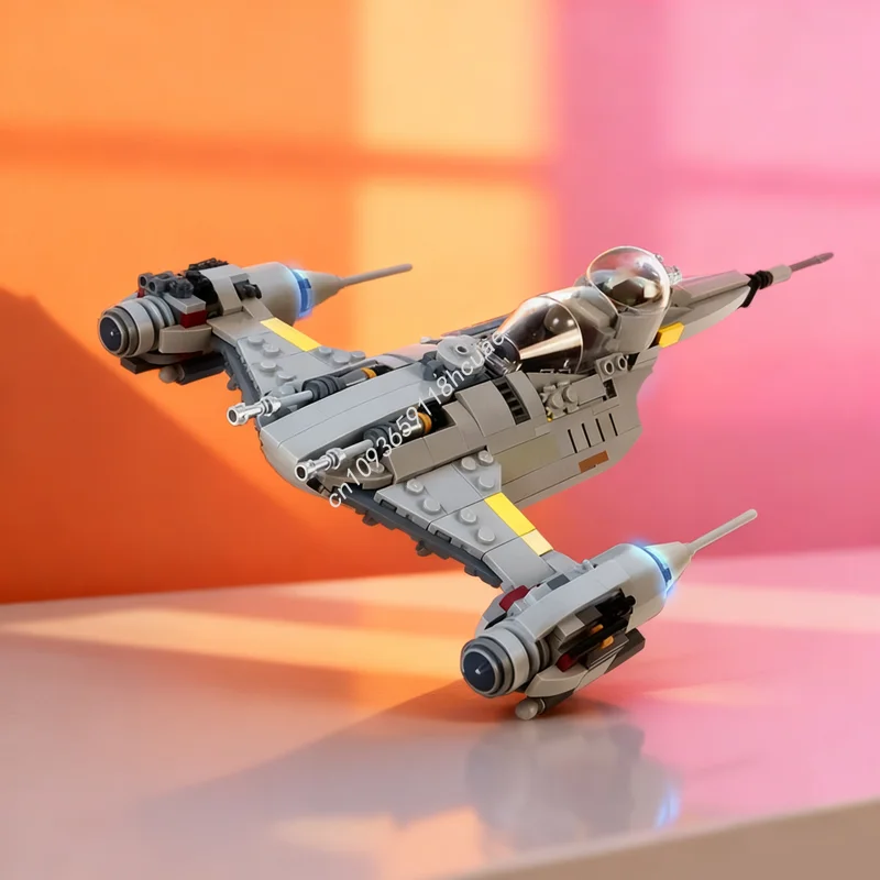 

482pcs MOC Ultimate Playset Mando s Starfighter Model Building Christmas gift blocks Assemble DIY creative Education toy Kids