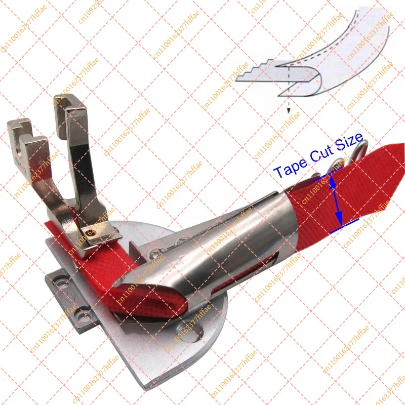 Fold Binder Attachment & Presser Foot Kit for Consew 205RB, Juki DU-141/1181 & Jack H2/H5/H6 (Part #KP-19263)