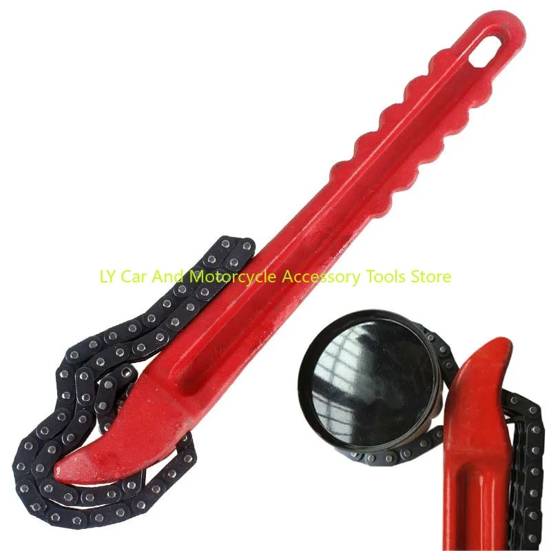 Oil Chain Wrench Oil Fuel Filter Filters Remover Tool Car Engine Oil Filter Chain Wrench Grip Spanner Plier Remover Tool