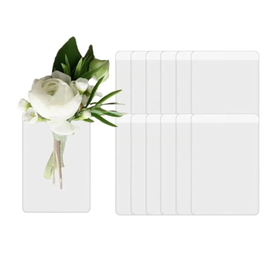 

Pot Boutonniere Plastic Sleeve for Suit Jat Pot No Lapel Pin Required Square Boutonniere Holder Insert for Wedding Groom and Gr