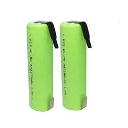 2PCS/Lot 1.2V AA Rechargeable Ni-Mh Battery 2200mah for Braun oral b electric toothbrush D12 S12 Batteries
