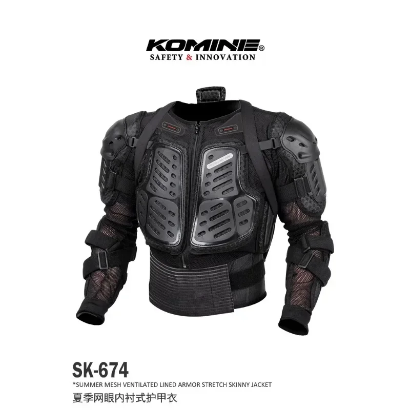 KOMINE Motorcycle Guard Motorcycle Cycling Equipment Comprehensive Protection Hard Armor Anti-drop Racing Suit Protection Gears