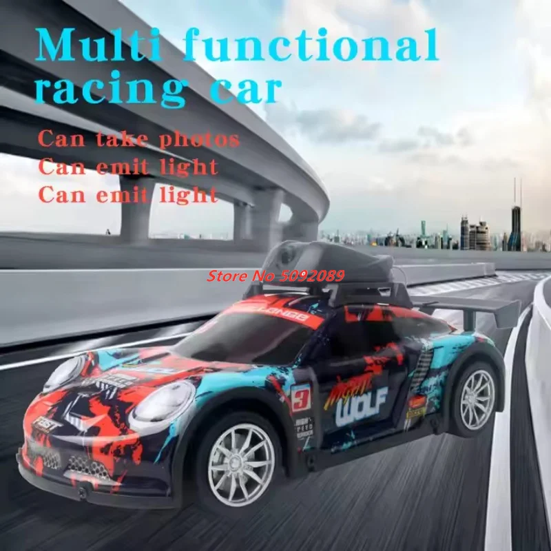 2.4G Cool Lighting WIFI FPV Car 1:24 WIFI Real Time Transmission HD Camera Remote Control Car RC Racing Car Vehical Toys Gift