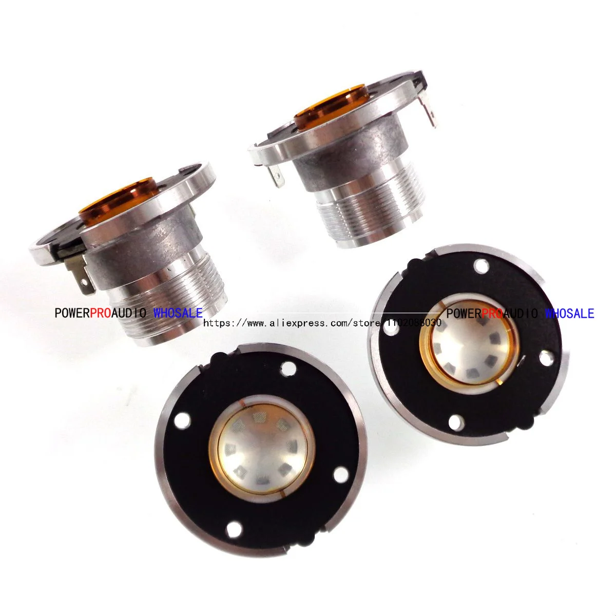 WITH logo !!! 4PCS REPLACEMENT DIAPHRAGM KIT FOR JBL 2414H,2414H-1, 2414H-C FITS EON-515, PRX,AC26