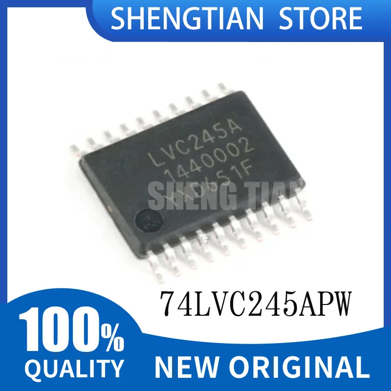 10Pcs 100% New 74LVC245APW 74LVC245 LVC245A TSSOP-20 Chipset