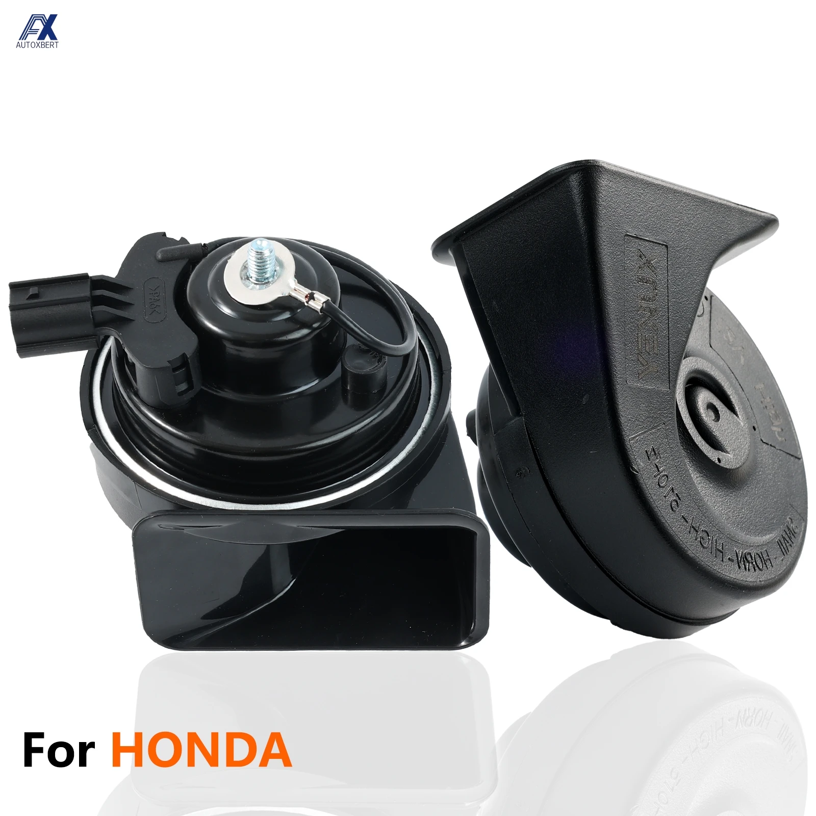 

2Pcs/Set Car Twin Tone Snail Horn Loud Speaker For Honda Acura CR-V Jazz Accord Civic 38150-SDA-A01 38100-SDB-A02 38150-STX-H02