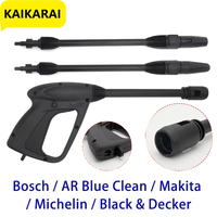 Turbo High Pressure Car Washing Machine Spray Gun Spray Gun Nozzle Jet Water Gun Spear Stick for Black Decker AR Blue Clean