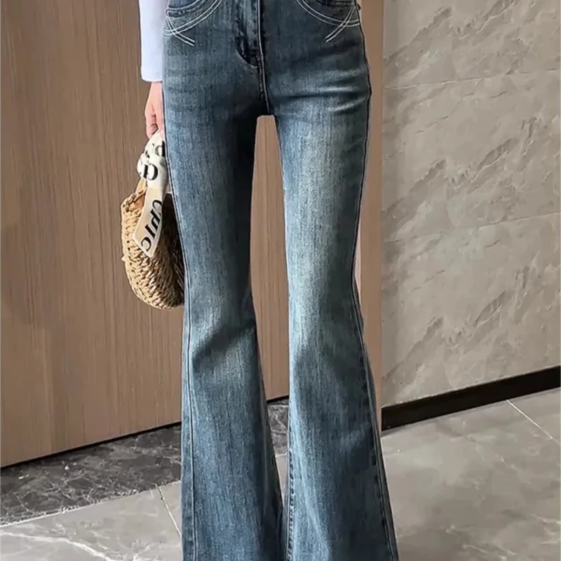 

Tummy Control Denim Pants for Women Summer Woman Jeans Wholesale Luxury Designer Top Selling Vintage Shiny Cheap Unique Trousers