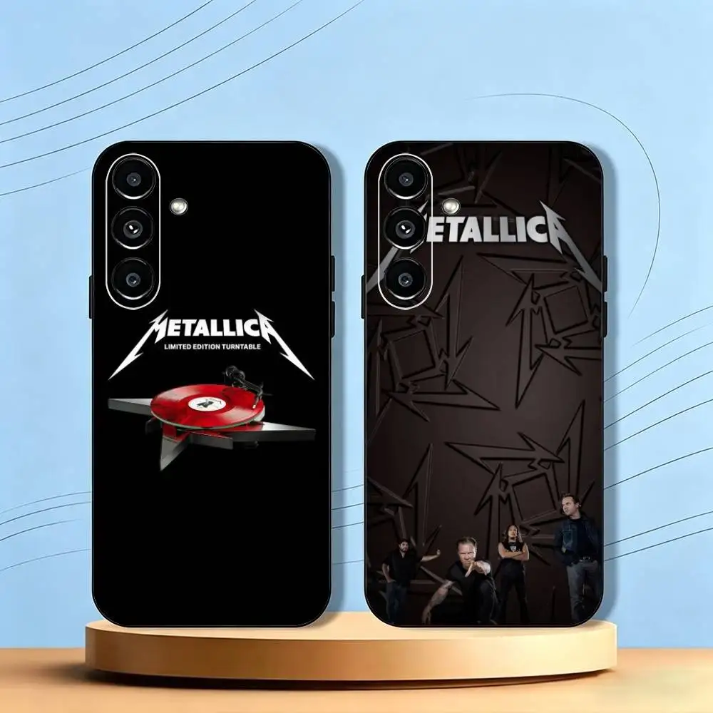 B-Band 72 Seasons Metallica Phone Case For Samsung Galaxy A73,A72,A71,A70,A53,A52,A51,Soft Silicone Black Cover