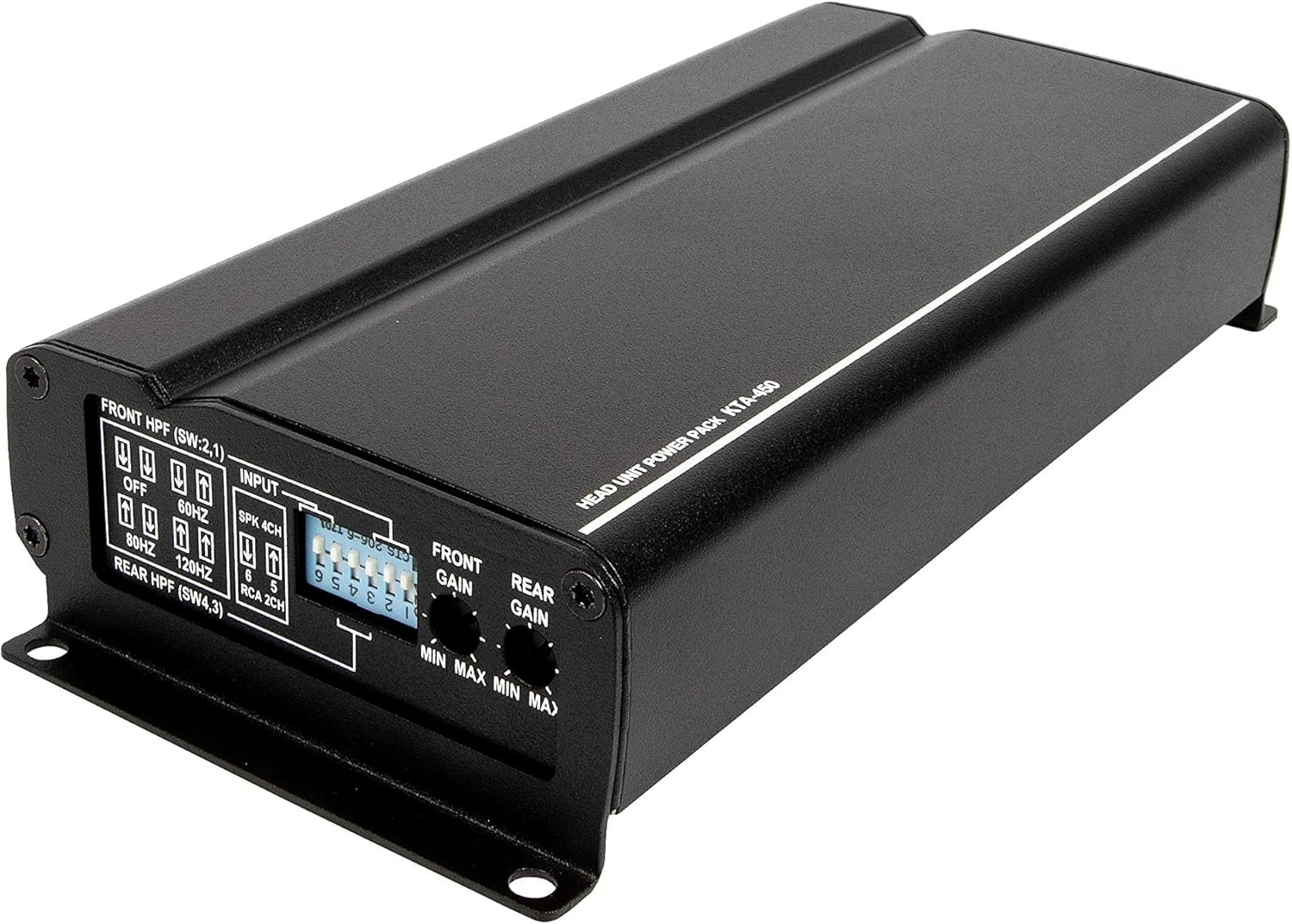 KTA-450 4-Channel Power Pack Amplifier with Dynamic Peak Power 45W RMS x 4, at 2 Or 4 Ohms