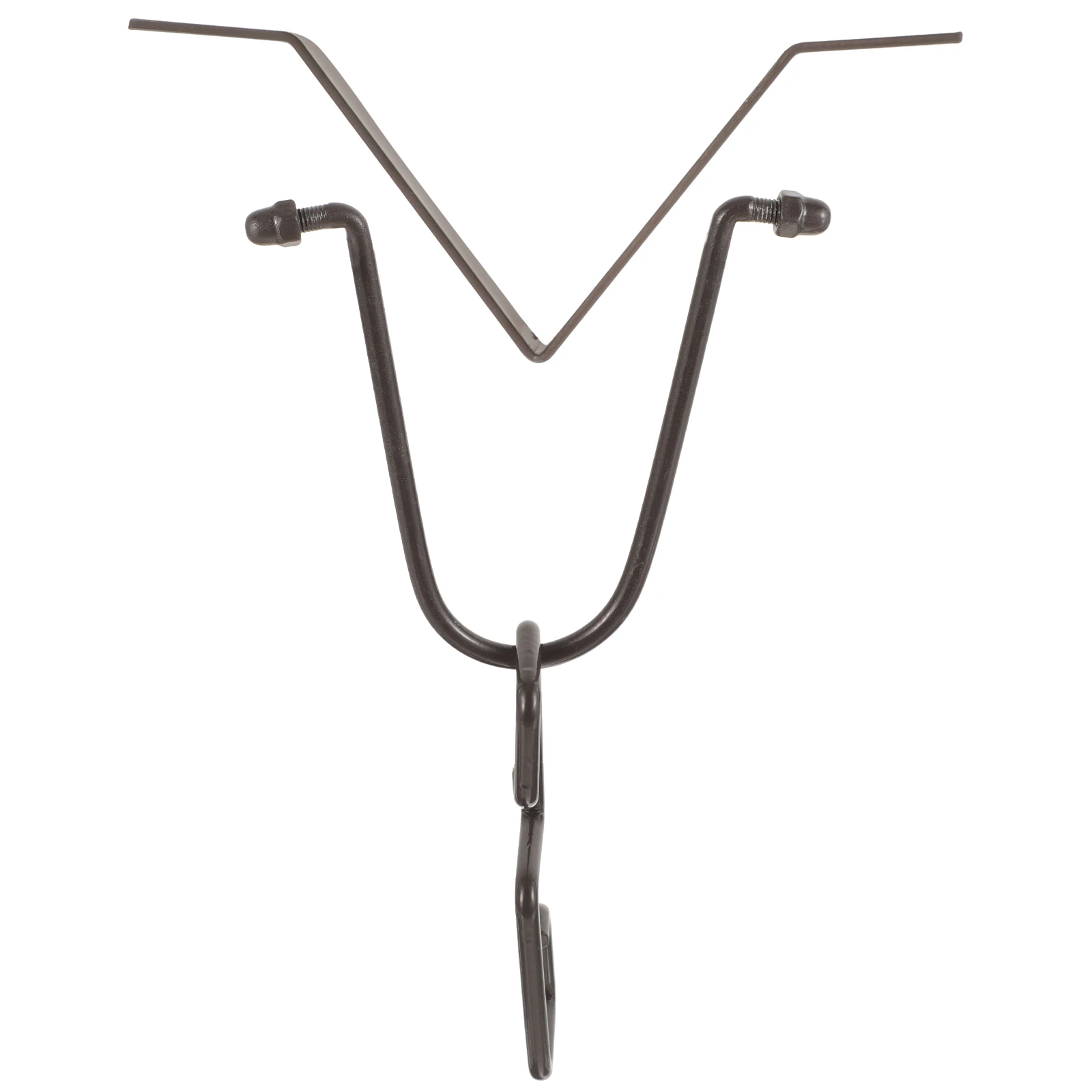 1 set Rain Chain Hook Set Iron Gutter Clip Black Hooks Component Metal Decor Gutters Durable Safe Longtime Use Practical Stable