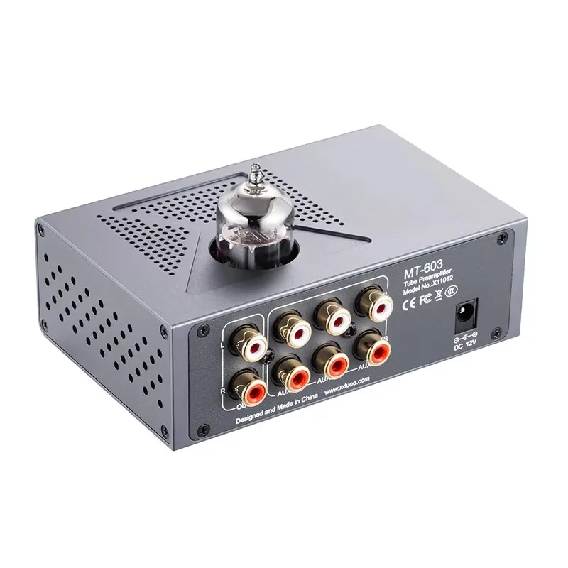 XDUOO Hi-Fi Valve Bile Duct Earphone Amplifier Front Stage Multiple Pre-Amp 4 Audio12AU7 Tube Amplifier MT603 XDUOO MT-603