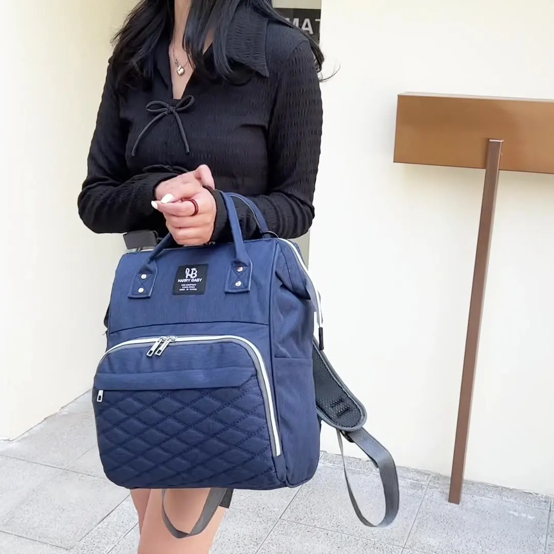حقيبة ظهر لحفاضات الأم والطفل مقاومة للماء وخفيفة الوزن وسعة كبيرة وجيب منظم للسفر وحقيبة الأم لمستشفى الأمومة #6