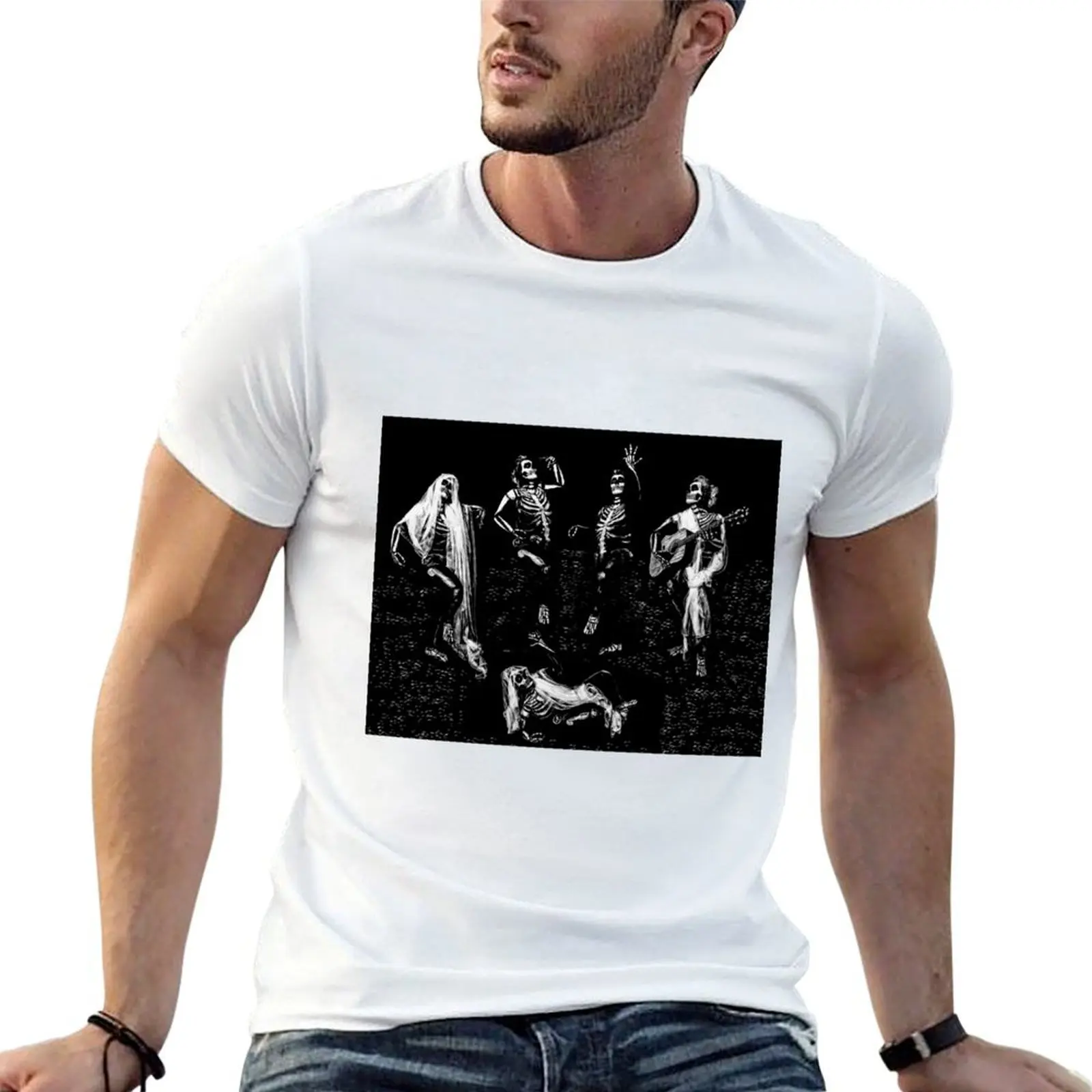 Danse Macabre T-Shirt funny costumes plus sizes fitted t shirts for men