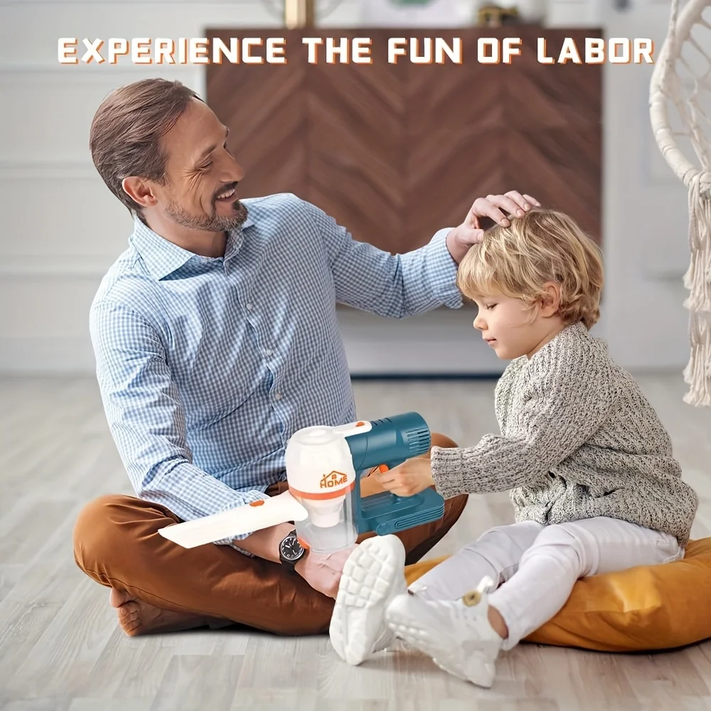 

American Best-selling Version, Children's Light And Music Vacuum Cleaner Toys, Boys And Girls To Cultivate Cleaning Ability, Hou