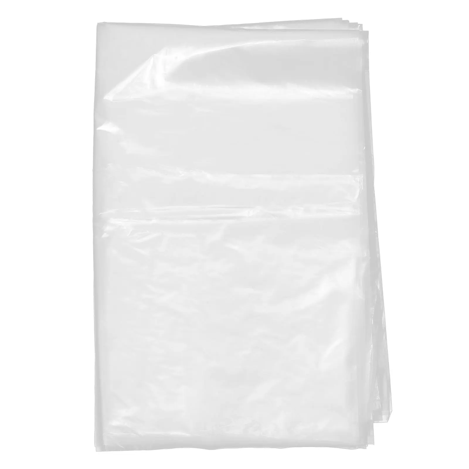 

10PCS Large Flat Pocket Clear Storage Bags Eco-Friendly Moisture-Proof Dustproof Clothes Cover for Organizing