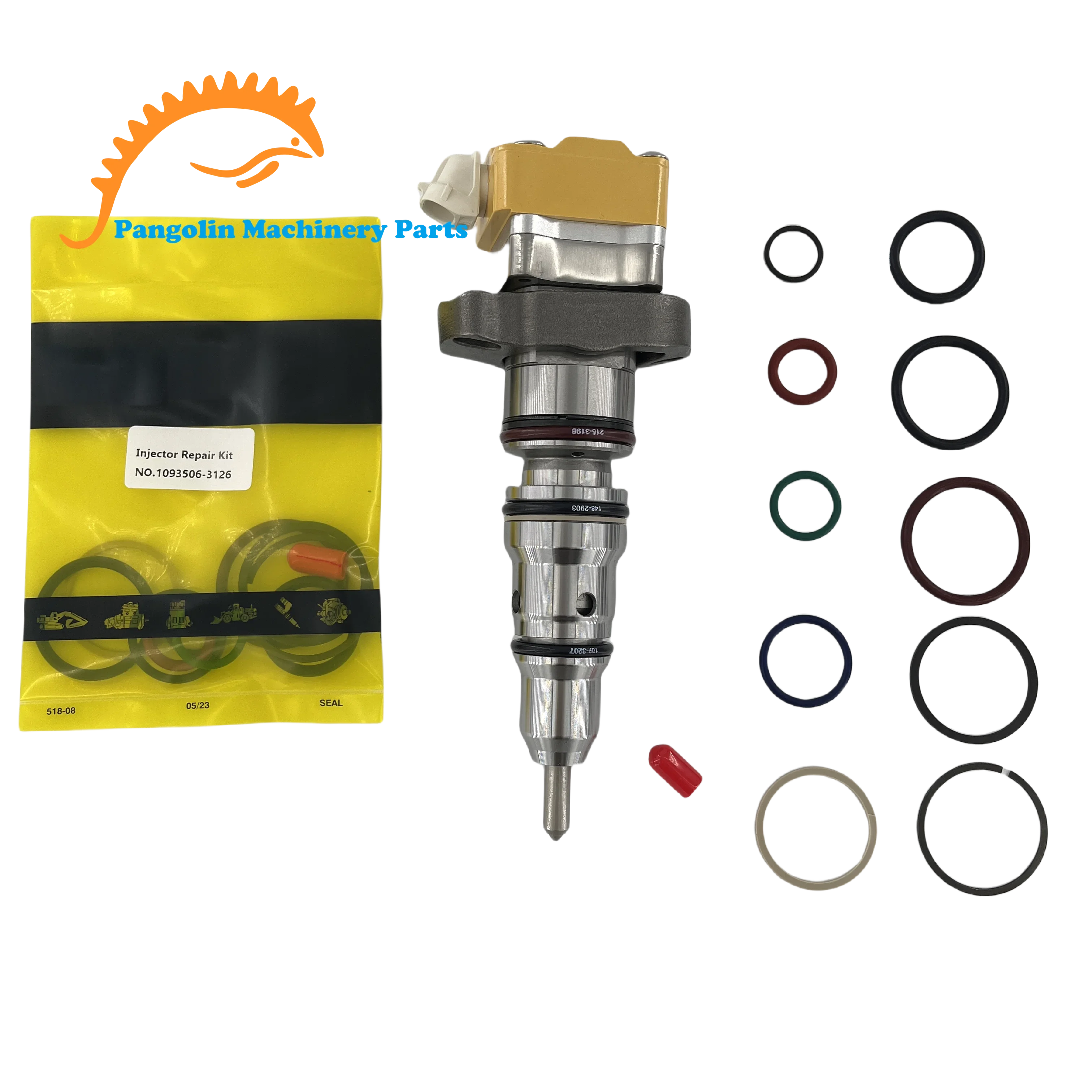 

Excavator Engine Spare Parts 215-3198 109-3207 148-2903 Rubber Ring Fuel Injector Kit for CAT 3126 Engine