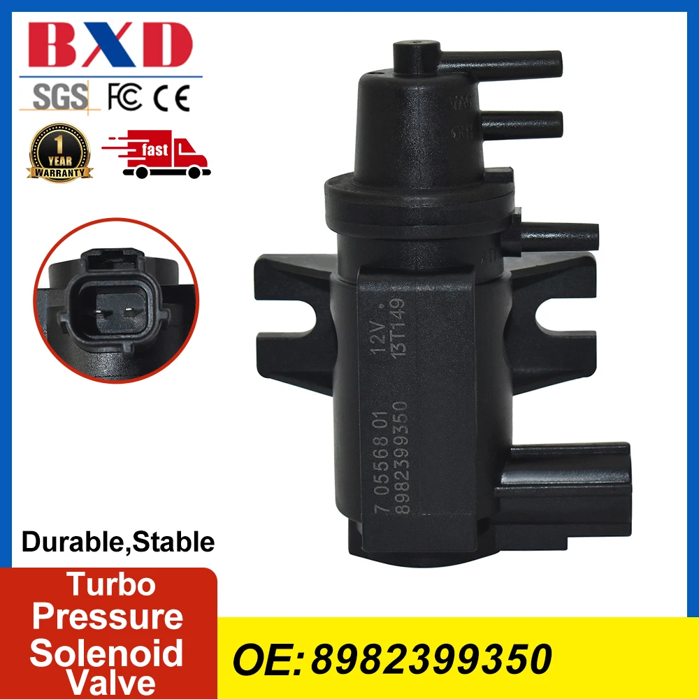 

Turbo Boost Pressure Solenoid Valve 8982399350 Fits For Isuzu Peugeot Citroen 12V 8-98239935-0 7.05568.01 70556801 SH0218741