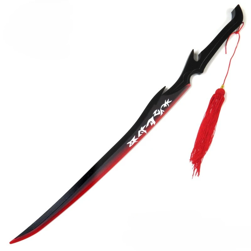 40inch Yasuo Katana Anime League of Legends Sword Cosplay Yone Wooden Ninja Knife Real Size Japanese Katana Samurai Sabre Gift view 2