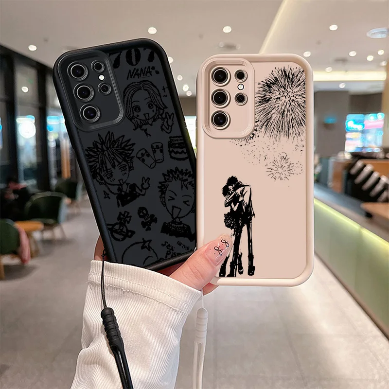 Oosaki Nana Anime For Samsung A73 A55 A54 A53 A51 A35 A34 A33 A32 A31 A24 A15 A14 13 12 A04 Eyes Ladder Cover Funda Phone Case