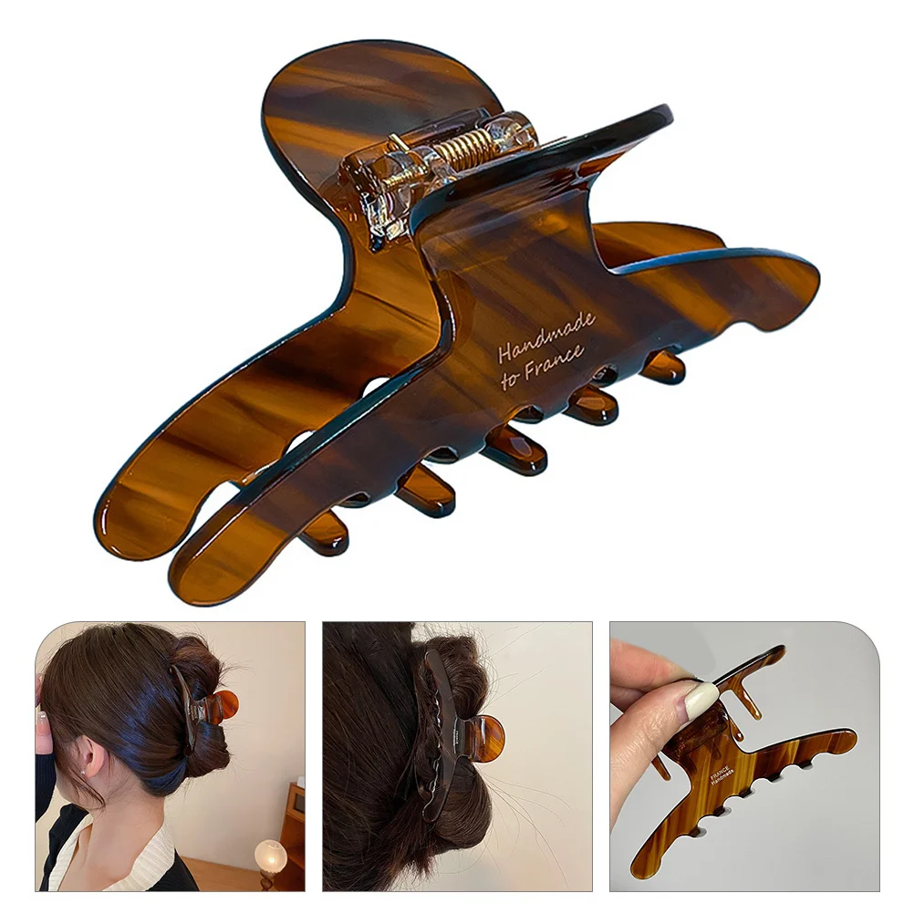 

Fashion Hair Claw Clip Acetate Material Secure Hold for Women Hairstyle Decorative Claw Clips for Hair Women Headdress