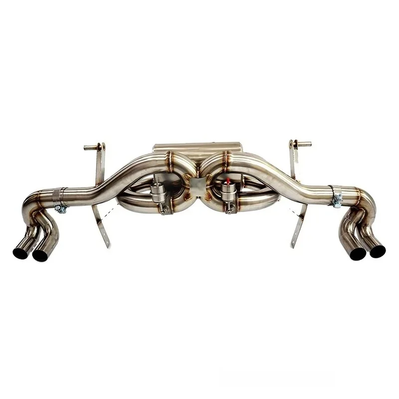 

Exhaust System Stainless Steel Performance Catback for Lamborghini Gallardo LP550 560 2007-2013 5.2 Muffler With Valve Pipe