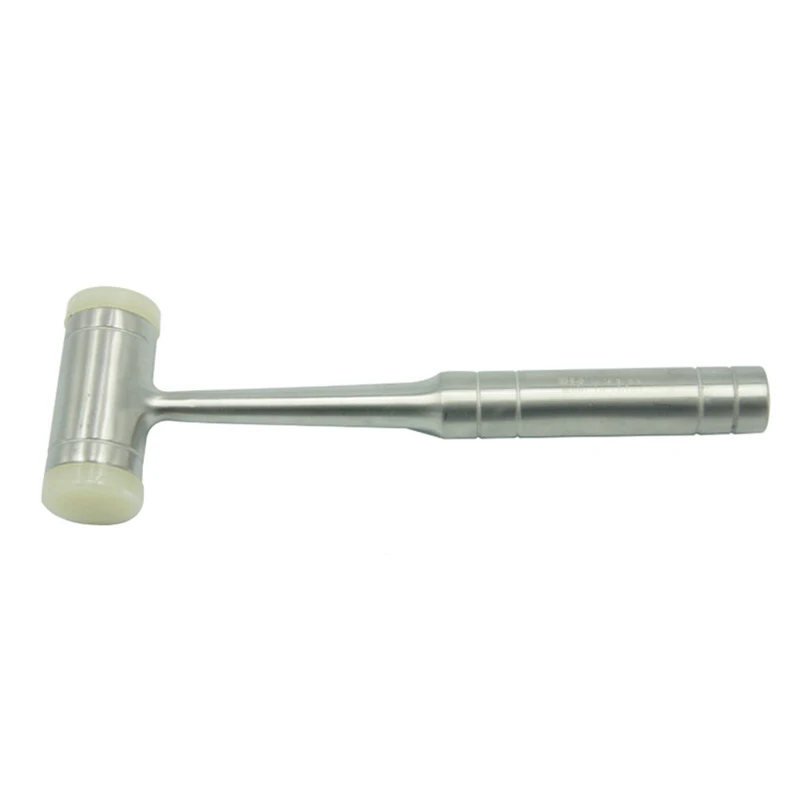 Double Nylon Replacement End Stainless Steel Dental Surgical Bone Mallet