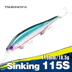 TSURINOYA 115mm 18.5g SinKing Minnow Saltwater Lure 115S NYX  Weight System Long Casting Pike Jerkbait Hard Baits