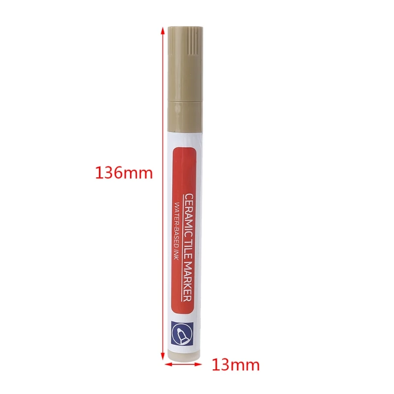 Y1UB Tile Paint Marker Light Creamy-white/White Tile Paint Marker Waterproof