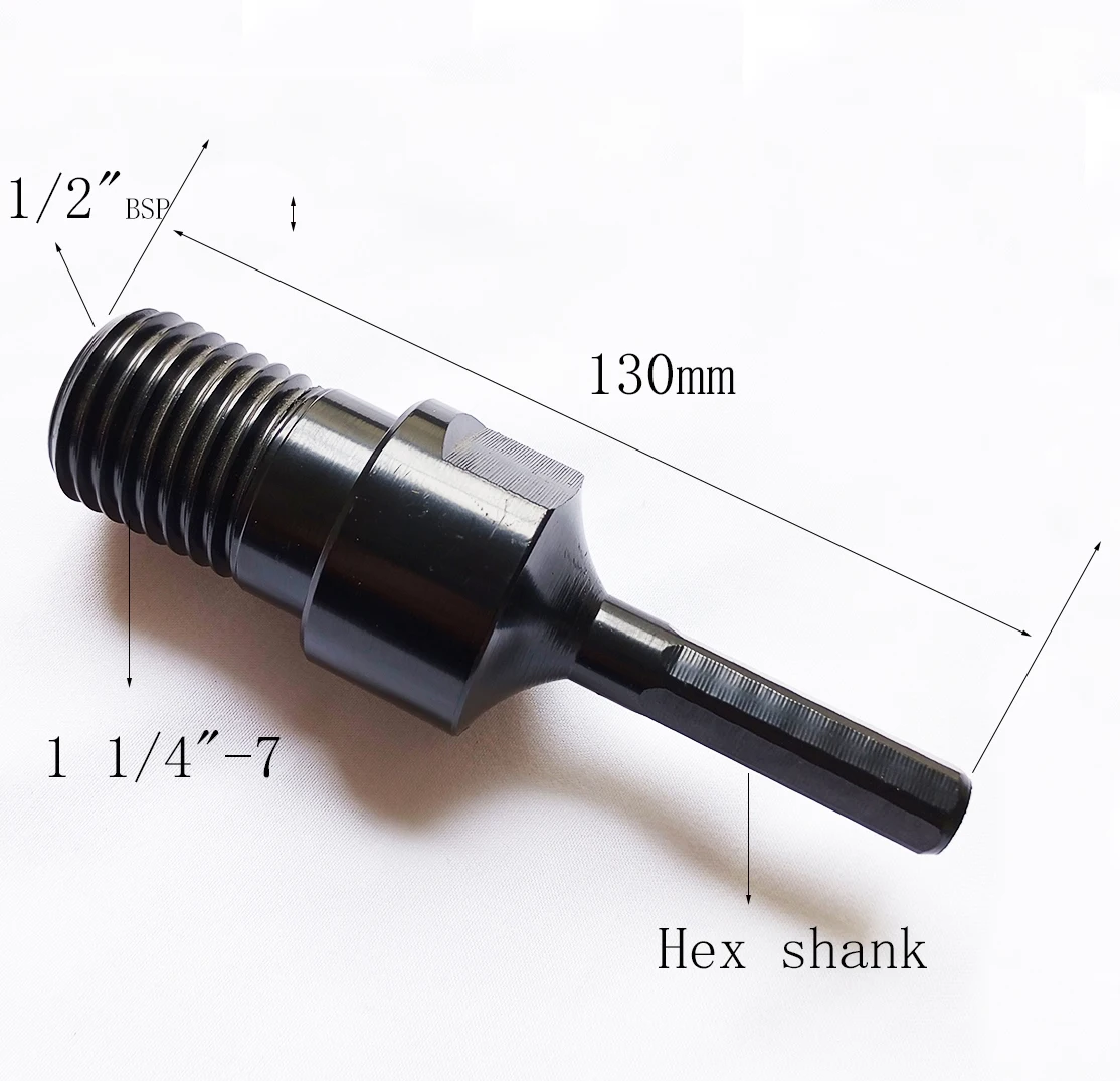 1 Pcs Thread Adapter for Diamond Drill Core Bits Male 1 1/4