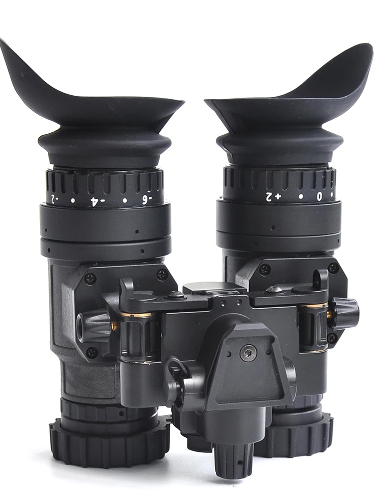 Second generation low light tube low light night vision device with binocular and binocular head mounted large field of view