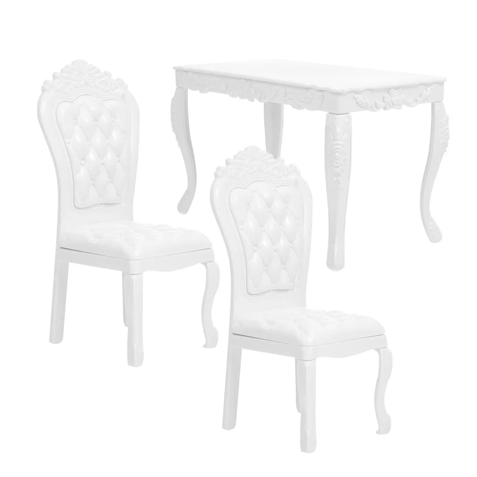 

1Set Mini House Furniture Set Micro Table Chair for Dollhouse Living Room Decor Playhouse Accessory Miniature Scene Desktop