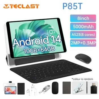 Tablet Teclast P85T 2024 Allwinner A523 8-rdzeniowy 1,8 GHz/ 10 GB (4 GB + 6 GB) RAM/64 GB ROM/8 cali 800 × 1280 iPS/WIFI5G/4G/5000 mAh/typ C/0 12 best sales tablet ogniowy - №6