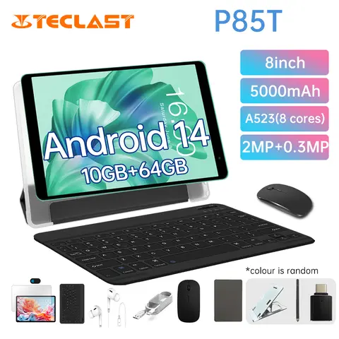 P85T Teclast 2024แท็บเล็ต ALLWINNER A523 8-core 1.8 ghz/ 10GB(4GB + 6GB) แรม/64กิกะไบต์รอม/8นิ้ว800 × 1280ips/WIFI5G/4G/5000mAh/ประเภท-C/0