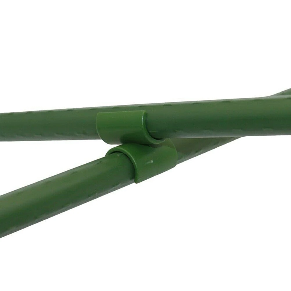 50PCS Cross-Buckle Connector Clips for Building Plant Trellises Garden Stake Networks and Climbing Fruit Support Structures