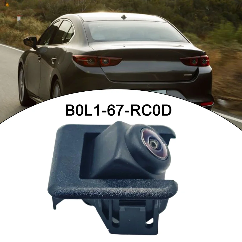 لمازدا 3 19-21 الرؤية الخلفية عكس النسخ الاحتياطي وقوف السيارات مساعدة الكاميرا B0L1-67-RC0D الأسود وقوف السيارات عكس ملحقات الكاميرا #2