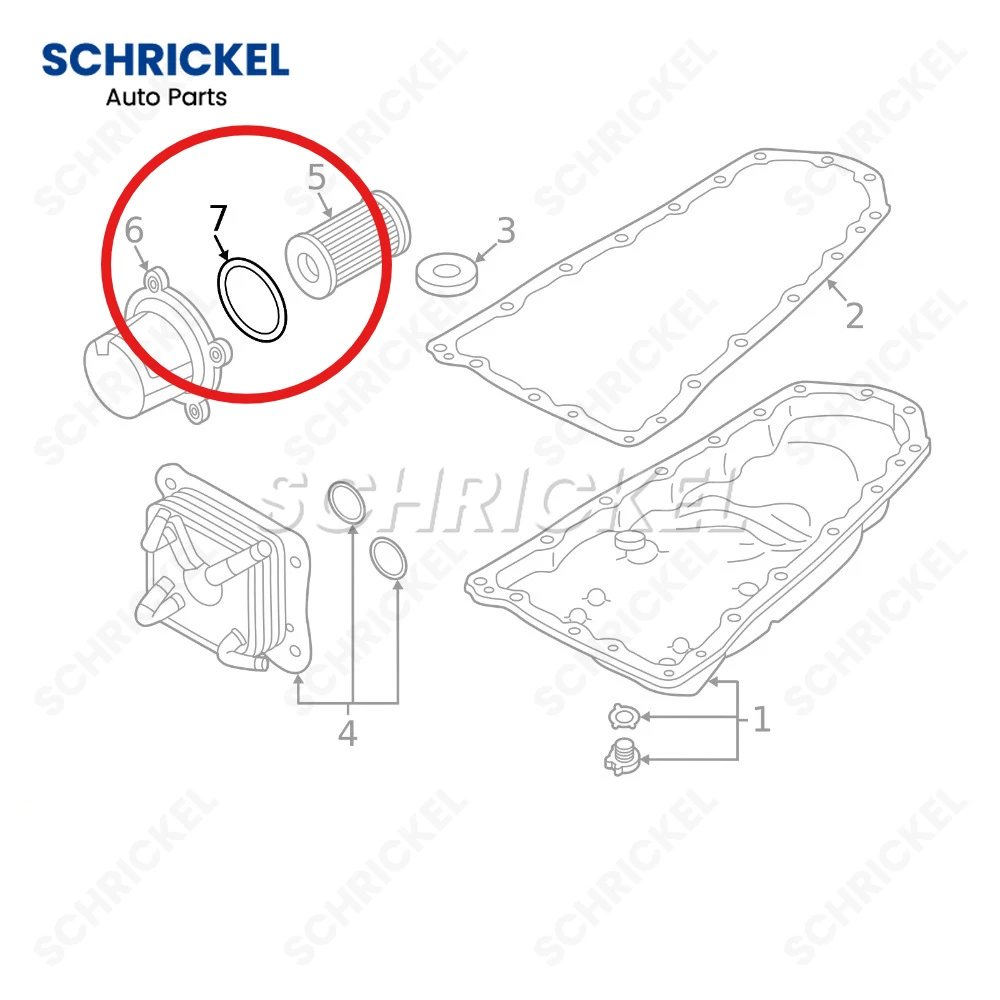 1~10pcs JF015E JF016E JF017E RE0F10D Transmission Filter Cover Seal Oil Cooler O-Ring 31526-X480B for Nissan INFINITI
