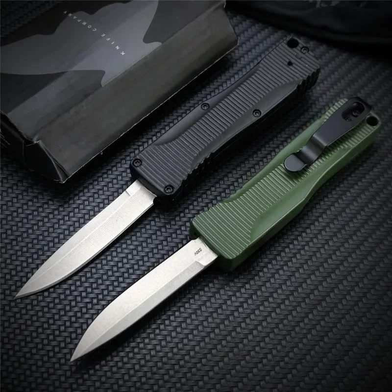 Outdoor BM 4850 Knife Tactical Pocket Knife 440C Blade Zinc Alloy Handle Mini Camping Hiking Self-defense Hunting Fishing Knives