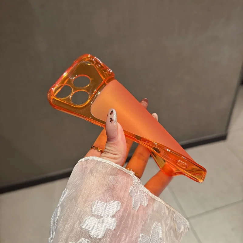 حافظة هلامية أصلية ذات نافذة كبيرة لهاتف آيفون 17 16 15 14 13 Pro Max مقاومة للصدمات من السيليكون الناعم غير اللامع Funda #6