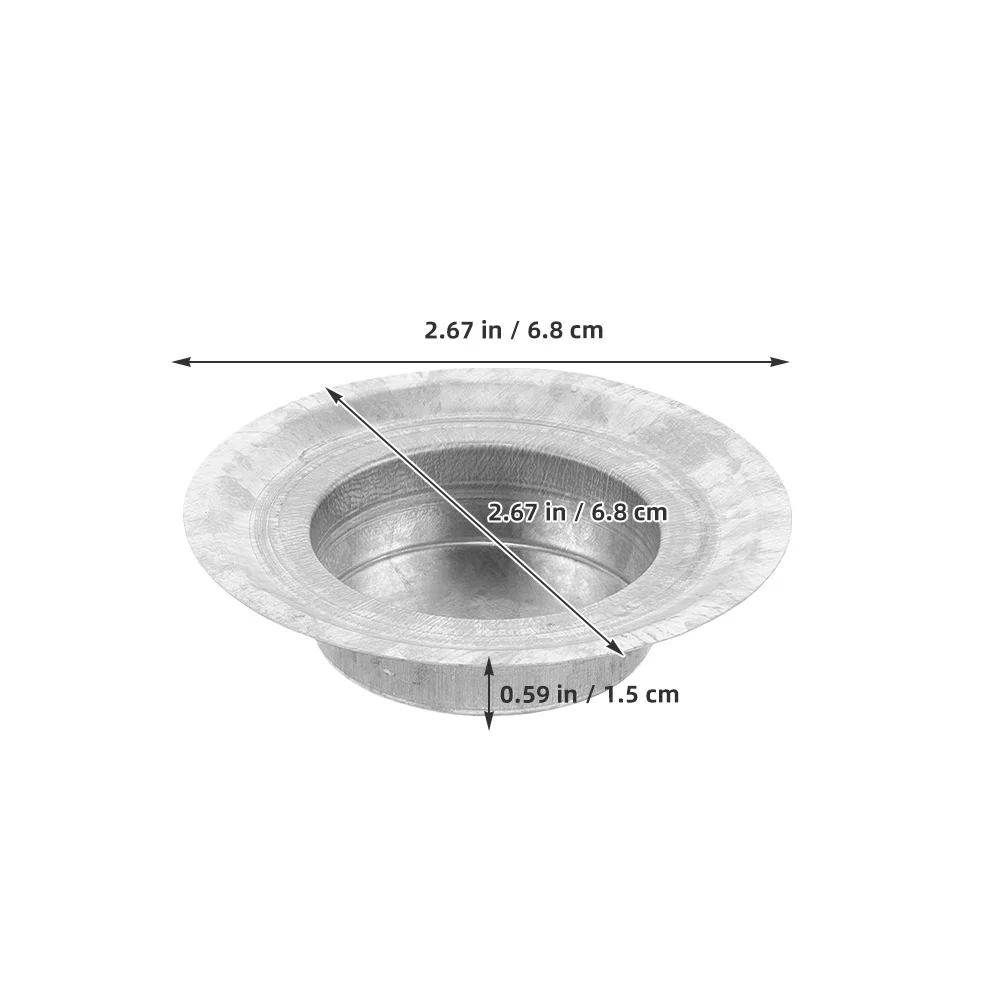 10pcs Jar Holder Inserts Stainless Steel Tea Light Lid For Regular Jars Holders For Home Kitchen