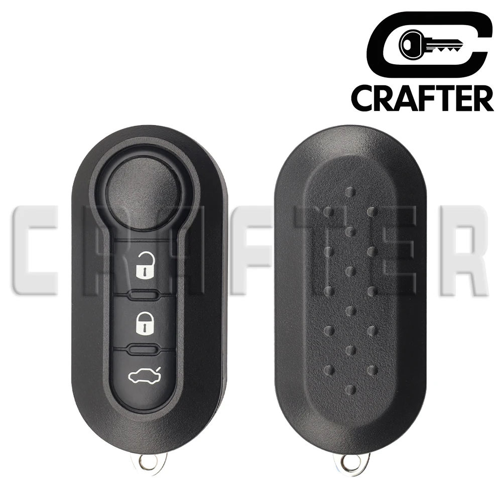 Key Crafters A2C86460000 ID 4A CHIP 433.92MHz Flip SIP22 Remote Car Key For Fiat MOBI UNO STRADA FIORINO E MAIS