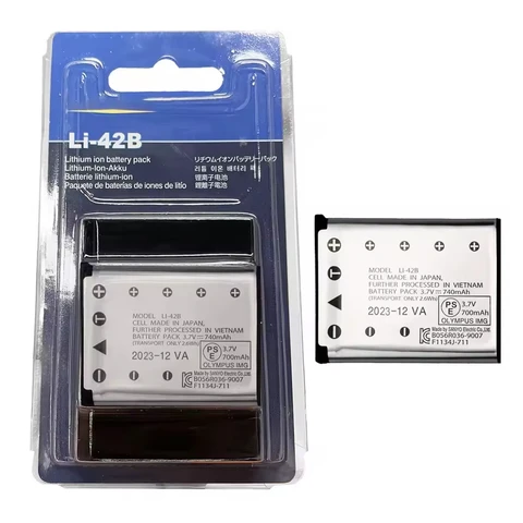 LI-42B LI42B Battery for Olympus FE220 FE320 Stylus 830 X-600 D-630 750 FE-280, FE-290, FE-320, FE-330 X-730, X-735