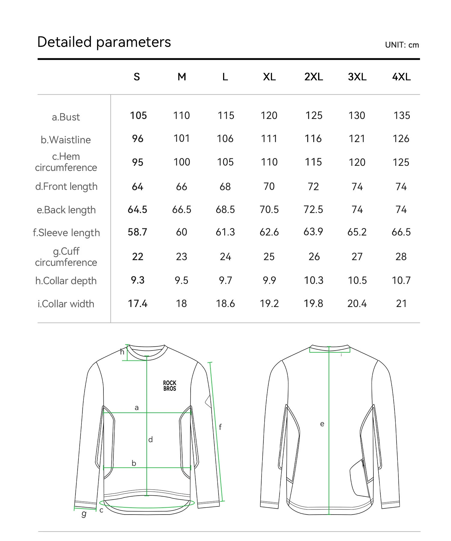 ROCKBROS Fahrradtrikot Frühling Sommer Herren Langarm Atmungsaktiv Schweißableitend für Straßen- und MTB-Fahrräder – Detail 8