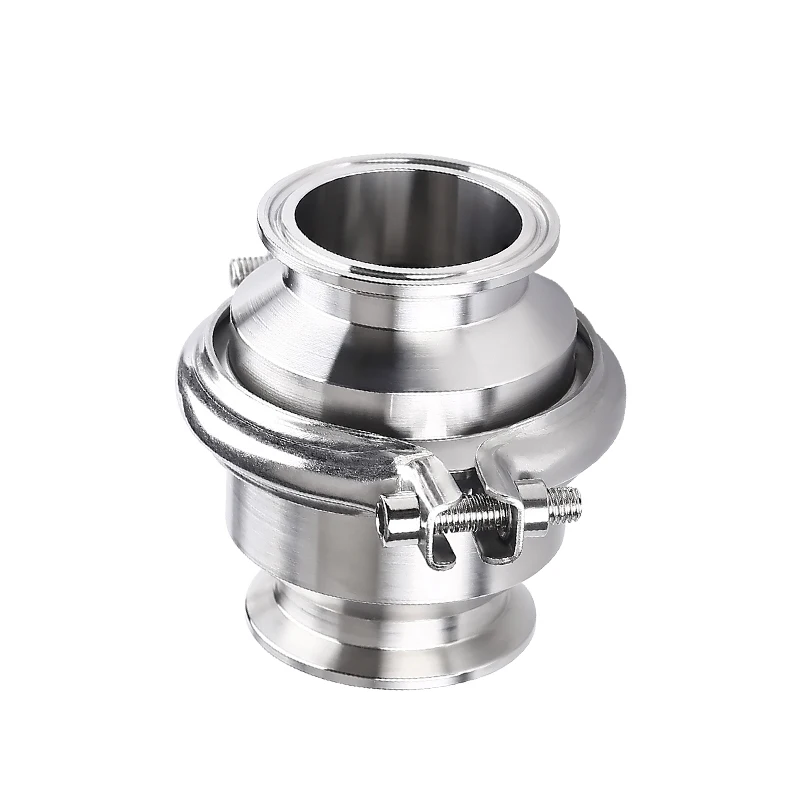 Check valve quick loading 304 stainless steel 316 sanitary grade non-negative pressure clamp chuck water supply check pipe check