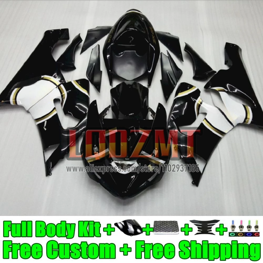 Injection Body For KAWASAKI NINJA Lucky Strike ZX-636 ZX 6R 636 6 R 38No.18 ZX-6R ZX636 ZX6R 2005 2006 600CC ZX600 05 06 Fairing