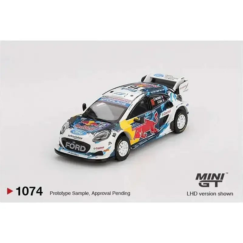 

PreSale MINIGT 1074 1:64 Ford Puma Rally1 #16 M Sport Ford WRT 2024 Diecast Car Model Collection Toys