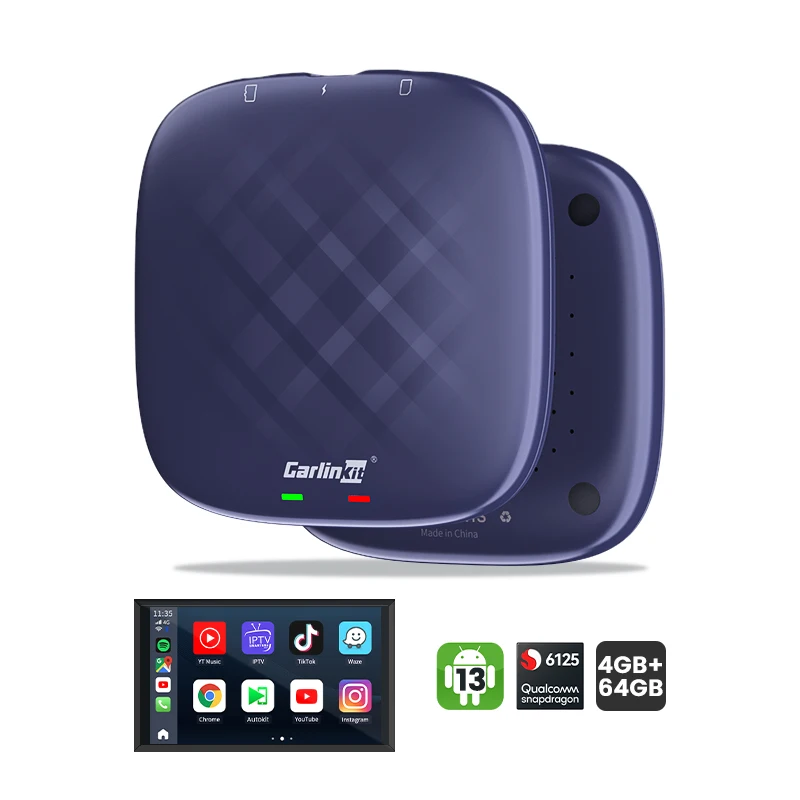 Carlinkit Tbox Plus Cpc200 4G + 64G Carplay Ai Box Android 13, индивидуальный дизайн логотипа Carlink Car Play TV Box Carlinkit Tbox Plus Cpc200 4G + 64G Carplay Ai Box Android 13, индивидуальный дизайн логотипа Carlink Car Play TV Box