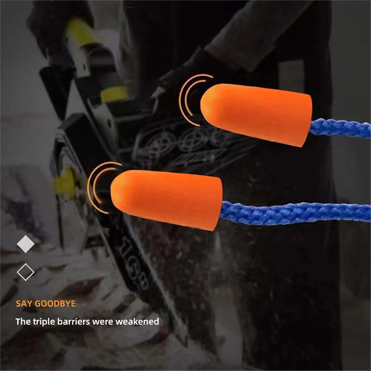 11·11COUPON Bluetooth Ear Plugs for Noise Suppression - Wired Earphone for Construction and Noisy Environments
